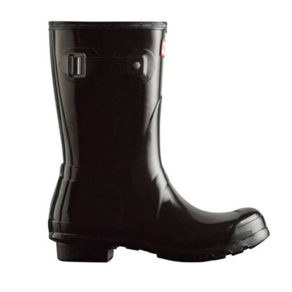 HUNTER Original Short Gloss Rain Boot Size 8